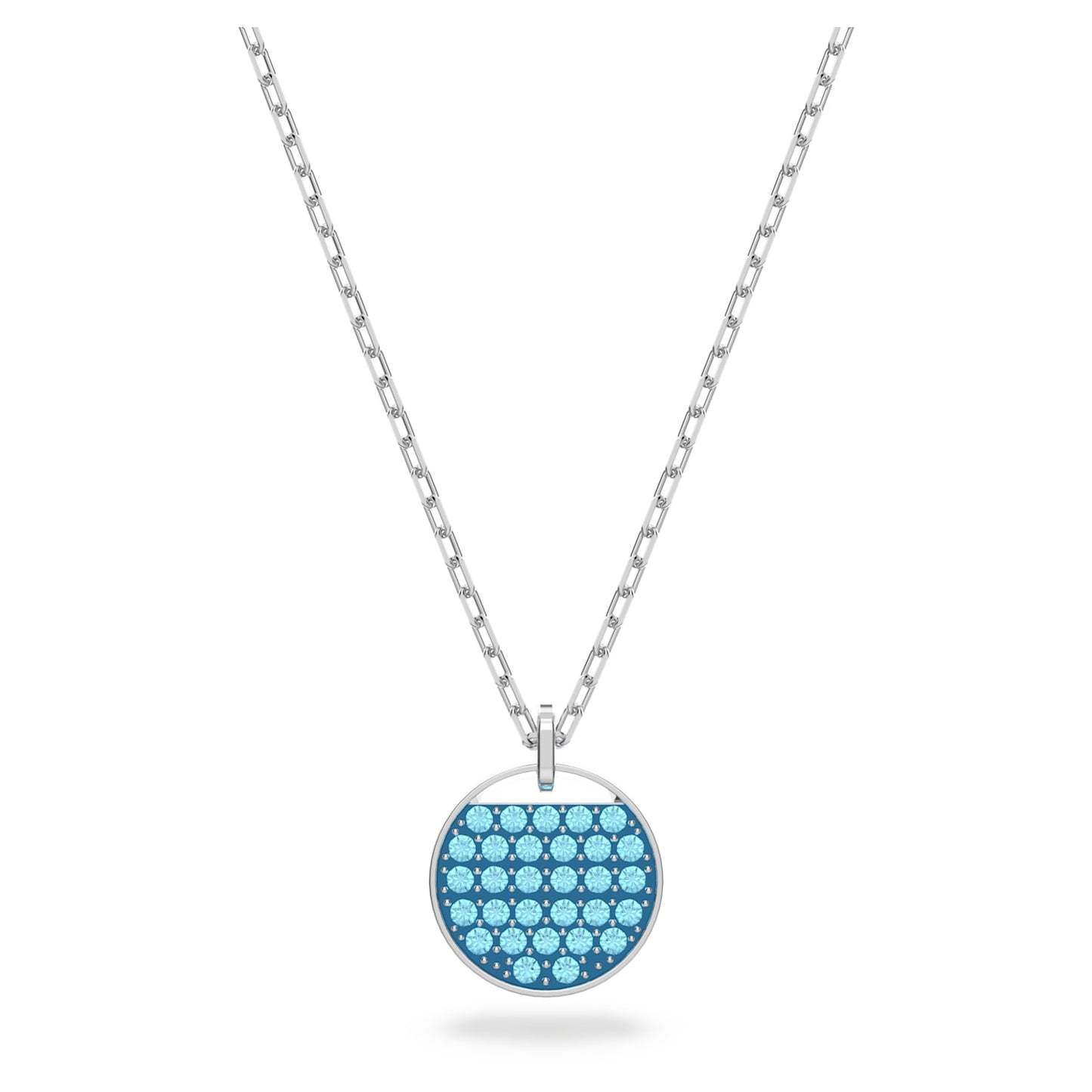 Swarovski - Ginger Anhänger Blau, Rhodiniert - CRYSTAL UNTERBERGER