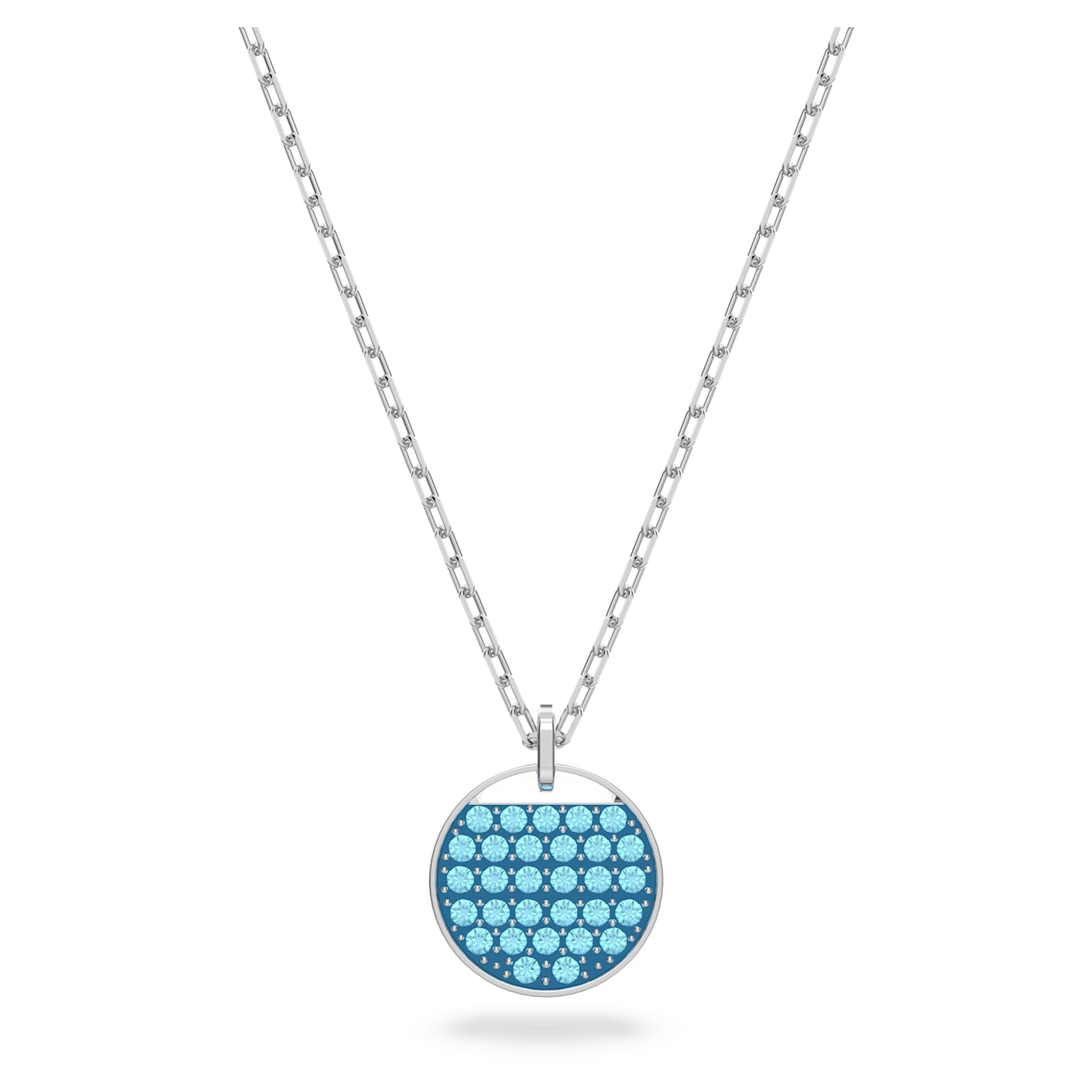 Swarovski - Ginger Anhänger Blau, Rhodiniert - CRYSTAL UNTERBERGER