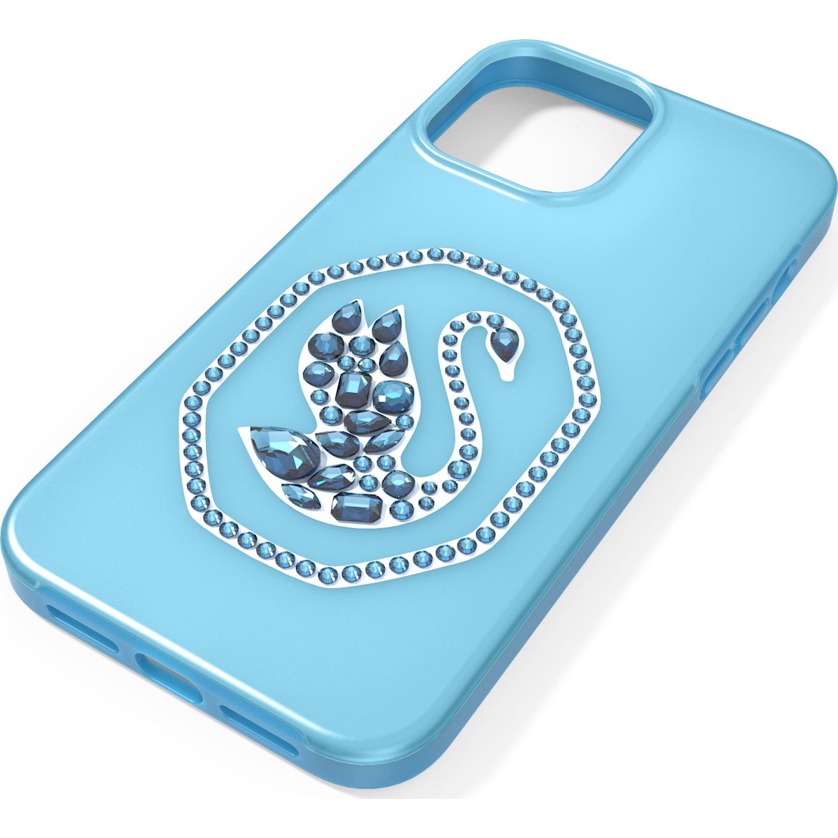 Swarovski - SIG003 Smartphone Schutzhülle, iPhone® 13 Pro Max, Blau - CRYSTAL UNTERBERGER
