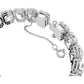 Swarovski - Millenia Armband, Kristalle mit Oktagon-Schliff, Weiss, Rhodiniert - CRYSTAL UNTERBERGER