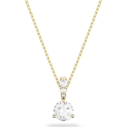 SOLITAIRE:PENDANT 7MM CZWH/GOS