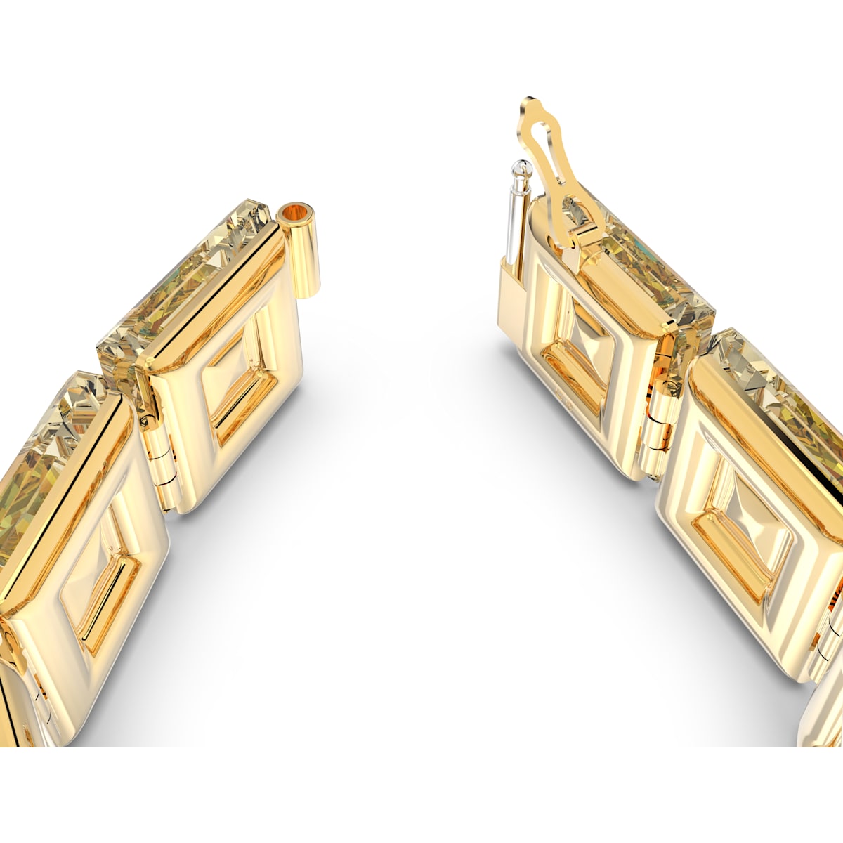 Swarovski - Chroma Armband, Kristalle im Kissenschliff, Gelb, Goldlegierungsschicht - CRYSTAL UNTERBERGER