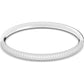 Swarovski - Stone Armreif, Weiss, Rhodiniert - CRYSTAL UNTERBERGER