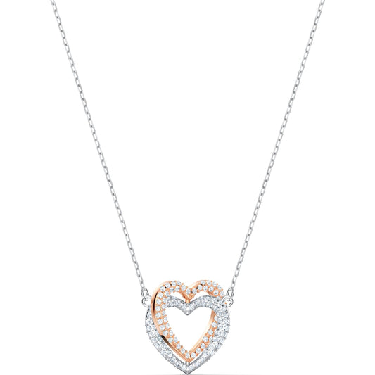 SWA INFINITY:NECKLACE DBL H CRY/MIX