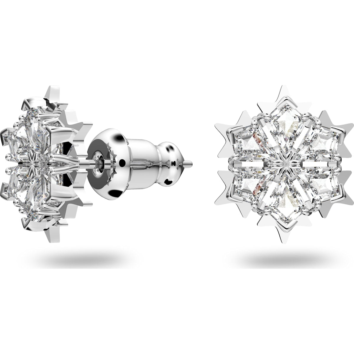 Swarovski - Magic Ohrringe, Weiss, rhodiniert - CRYSTAL UNTERBERGER