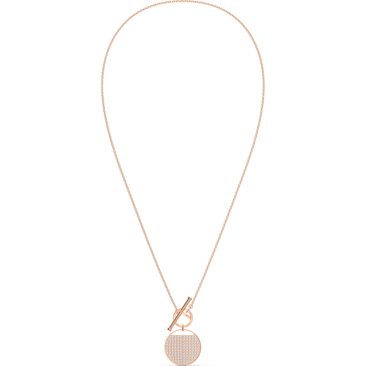 Swarovski - SS GINGER:HALSKETTE T BAR CRY/ROS - CRYSTAL UNTERBERGER