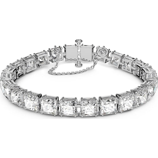 MILLENIA:BRACELET S SQR WHITE/RHS