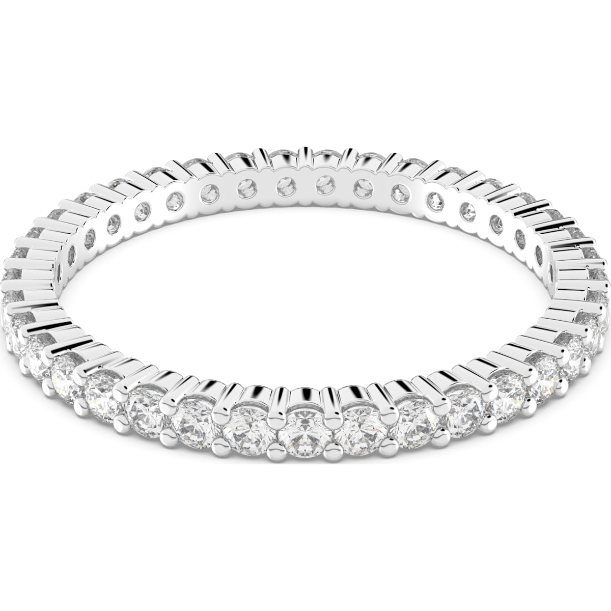 Swarovski - Vittore Ring, Weiss, Rhodiniert - CRYSTAL UNTERBERGER