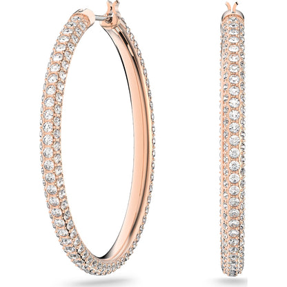 SS STONE:PE HOOP SILK/ROS