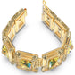 Swarovski - Chroma Armband, Kristalle im Kissenschliff, Gelb, Goldlegierungsschicht - CRYSTAL UNTERBERGER