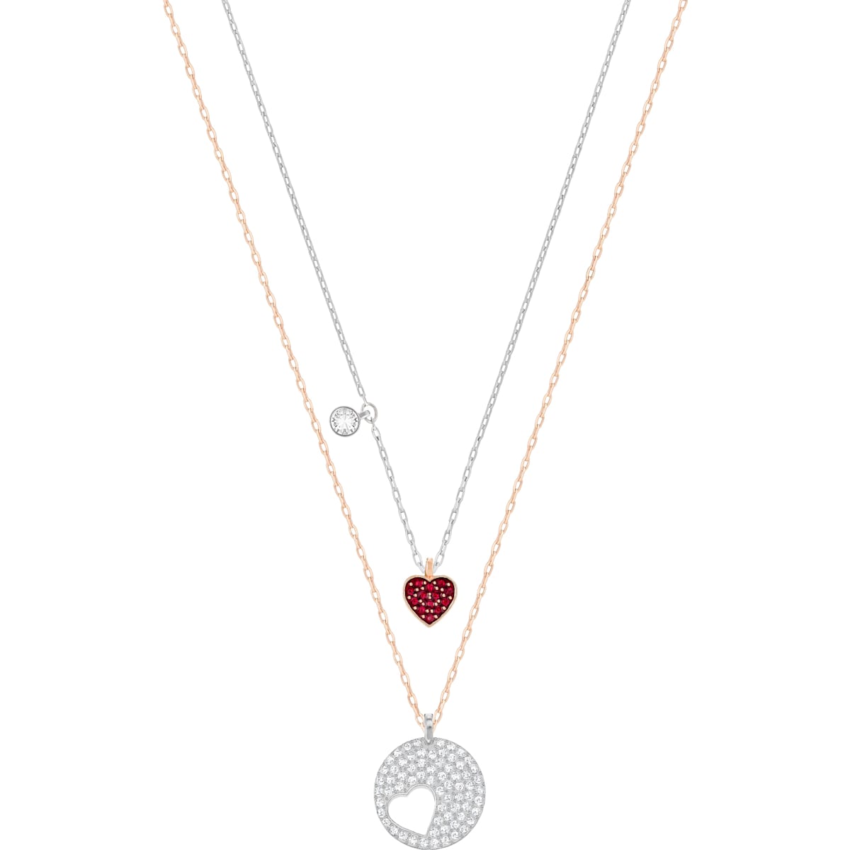 CRY WISHES:PENDANT HEART SIAM/CRY/MIX O