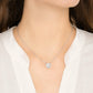 Swarovski - Swarovski Sparkling Dance Halskette, Rund, Weiss, Rhodiniert - CRYSTAL UNTERBERGER