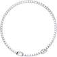 Swarovski - Twisty Armreif, Kristalle im Pear-Schliff, Weiss, Rhodiniert - CRYSTAL UNTERBERGER