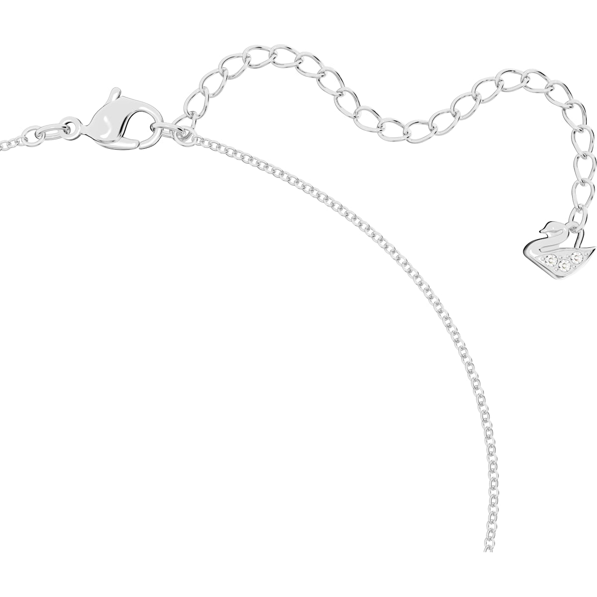Swarovski - Lilia Halskette Schmetterling, Weiß, Rhodiniert - CRYSTAL UNTERBERGER