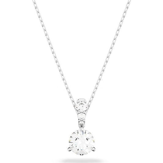SS SOLITAIRE:PEND CZWH/RHS