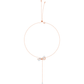 Swarovski - Lifelong Bow Y-Halskette, Schleife, Weiss, Metallmix - CRYSTAL UNTERBERGER