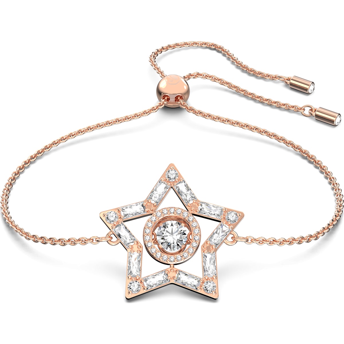 Swarovski - Stella Armband, Stern, Weiß, Rhodiniert - CRYSTAL UNTERBERGER