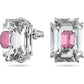 Swarovski - Chroma Ohrstecker, Rosa, Rhodiniert - CRYSTAL UNTERBERGER