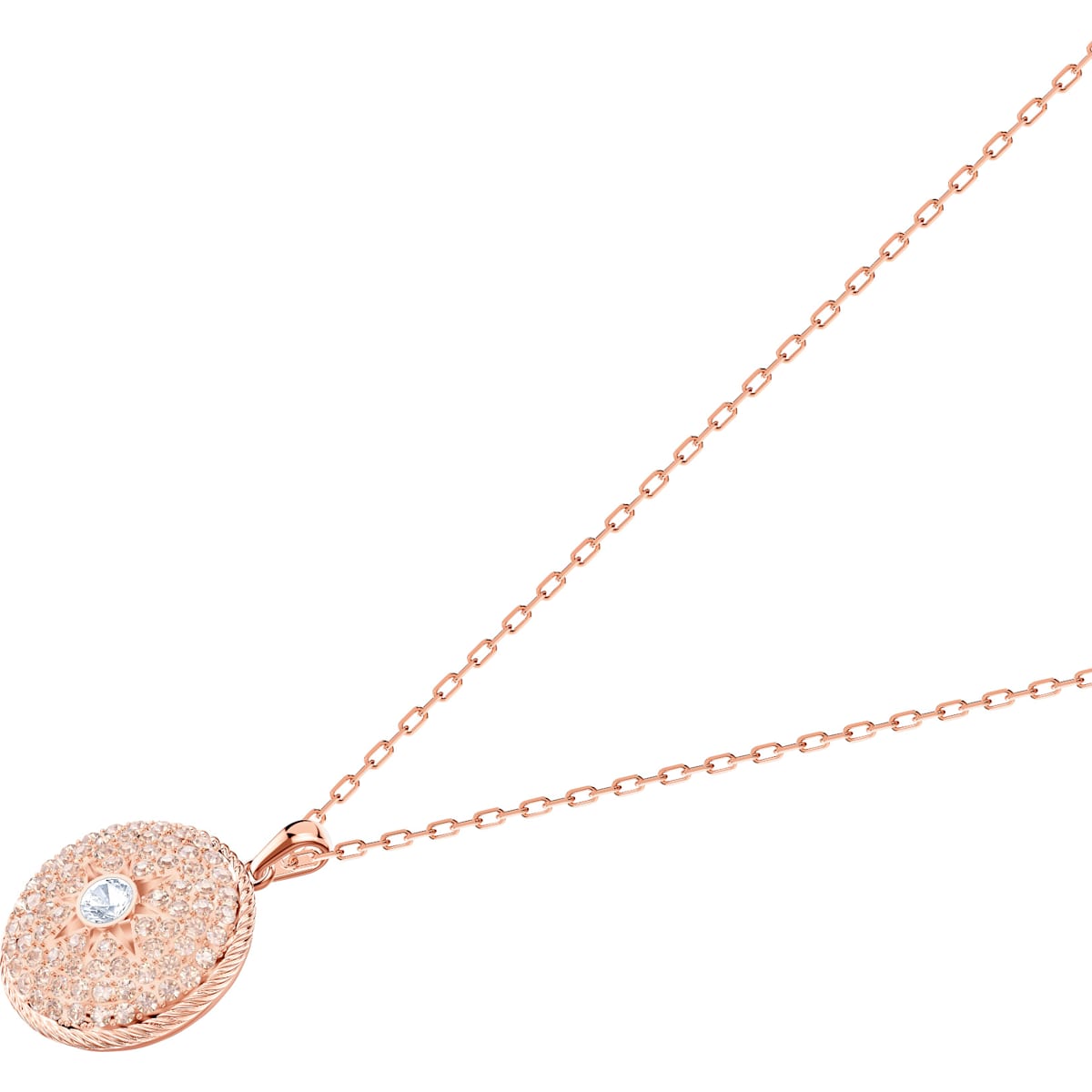 Swarovski - Locket Anhänger, Rosa, Metallmix - CRYSTAL UNTERBERGER