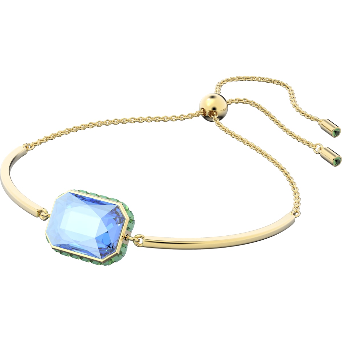 Swarovski - Orbita Armband, Kristall im Oktagon-Schliff, Mehrfarbig, Goldlegierungsschicht - CRYSTAL UNTERBERGER