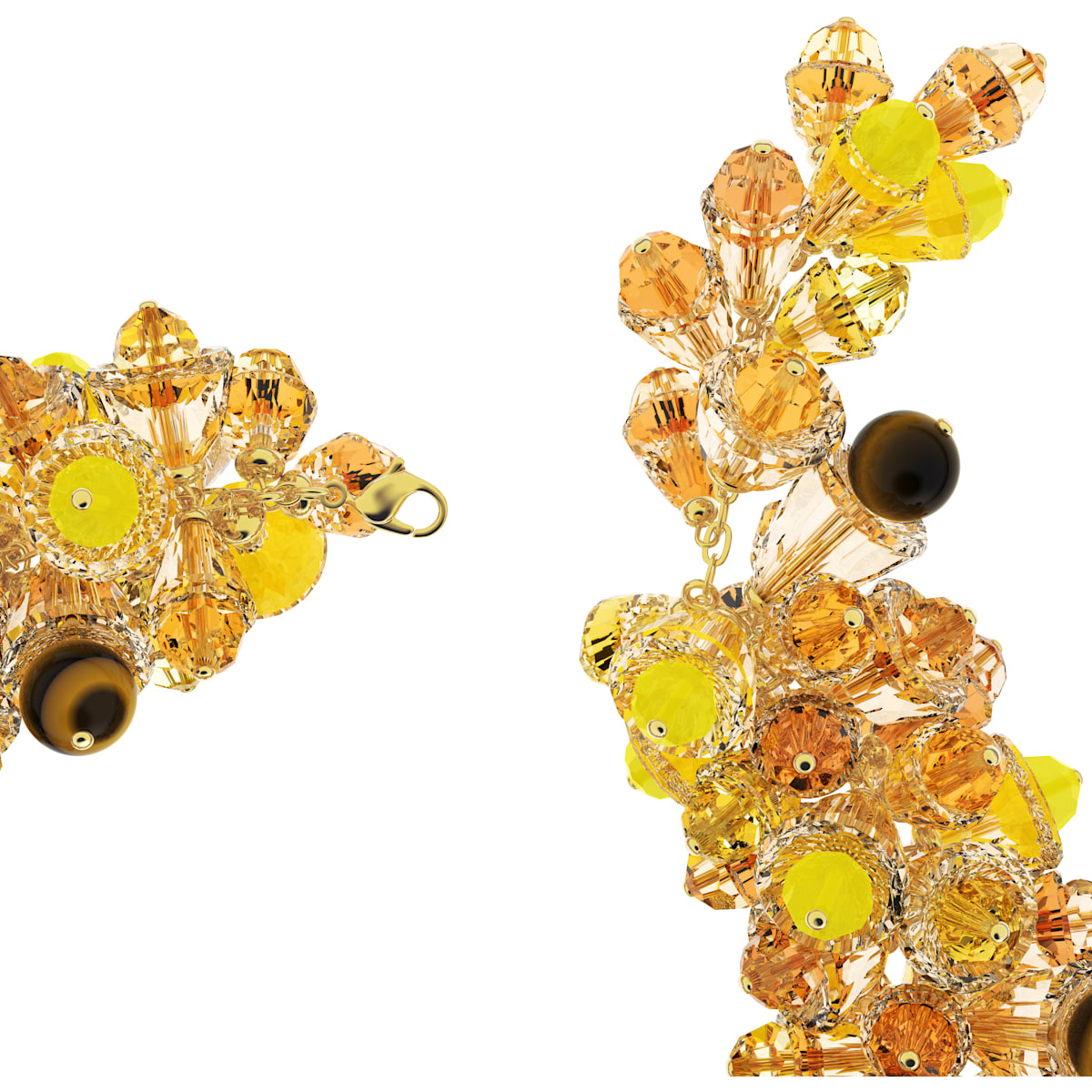 Swarovski - Somnia Halskette, Mehrfarbig, Goldlegierungsschicht - CRYSTAL UNTERBERGER