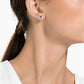 Swarovski - Angelic Ohrstecker, Quadrat, Blau, Rhodiniert - CRYSTAL UNTERBERGER