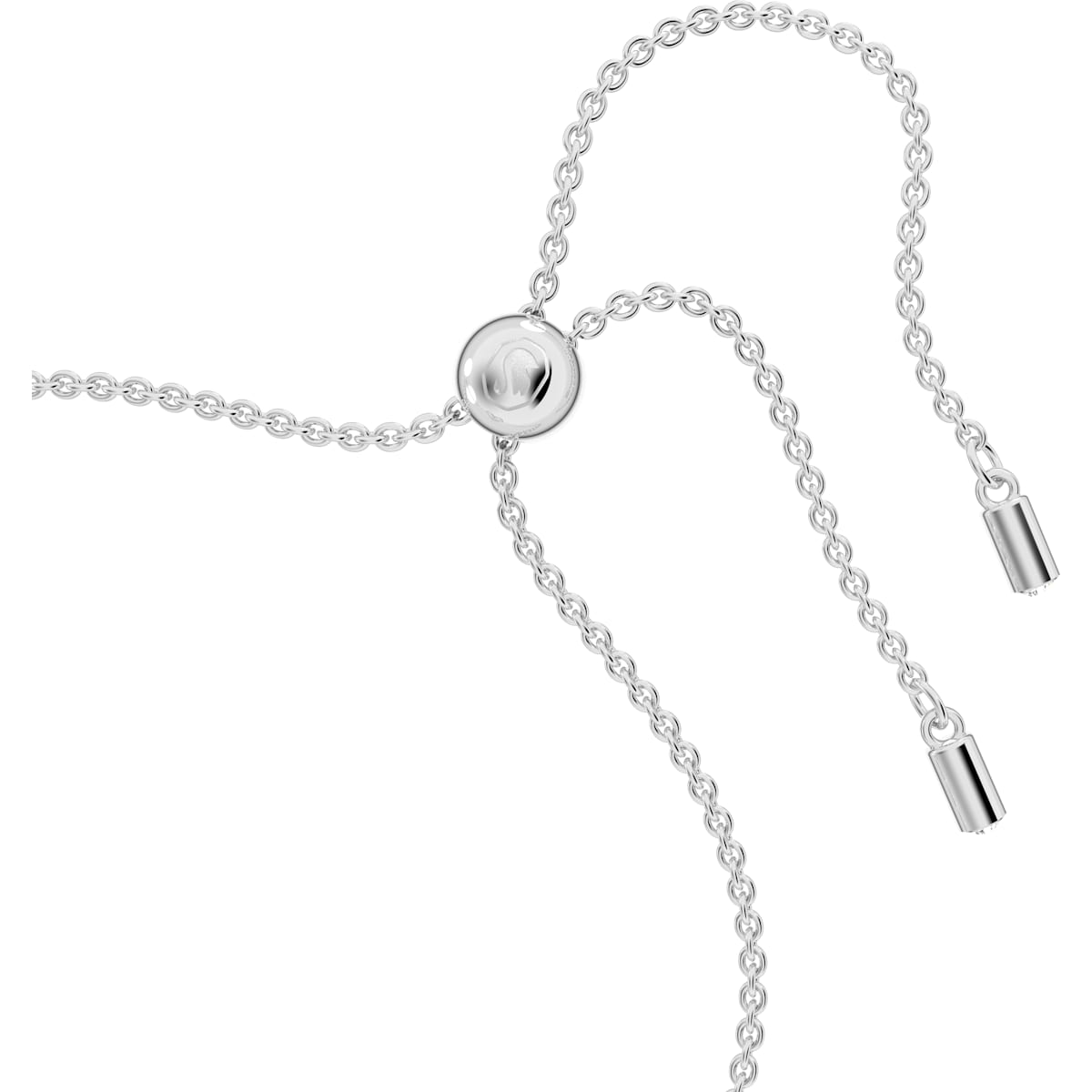 Swarovski - Una Armband, Herz, Klein, Weiß, Rhodiniert - CRYSTAL UNTERBERGER