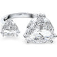 Swarovski - Millenia Offener Ring Trilliant-Schliff, Weiß, Rhodiniert - CRYSTAL UNTERBERGER