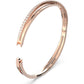 Swarovski - Twist Armband, Weiss, Rosegold-Legierungsschicht - CRYSTAL UNTERBERGER
