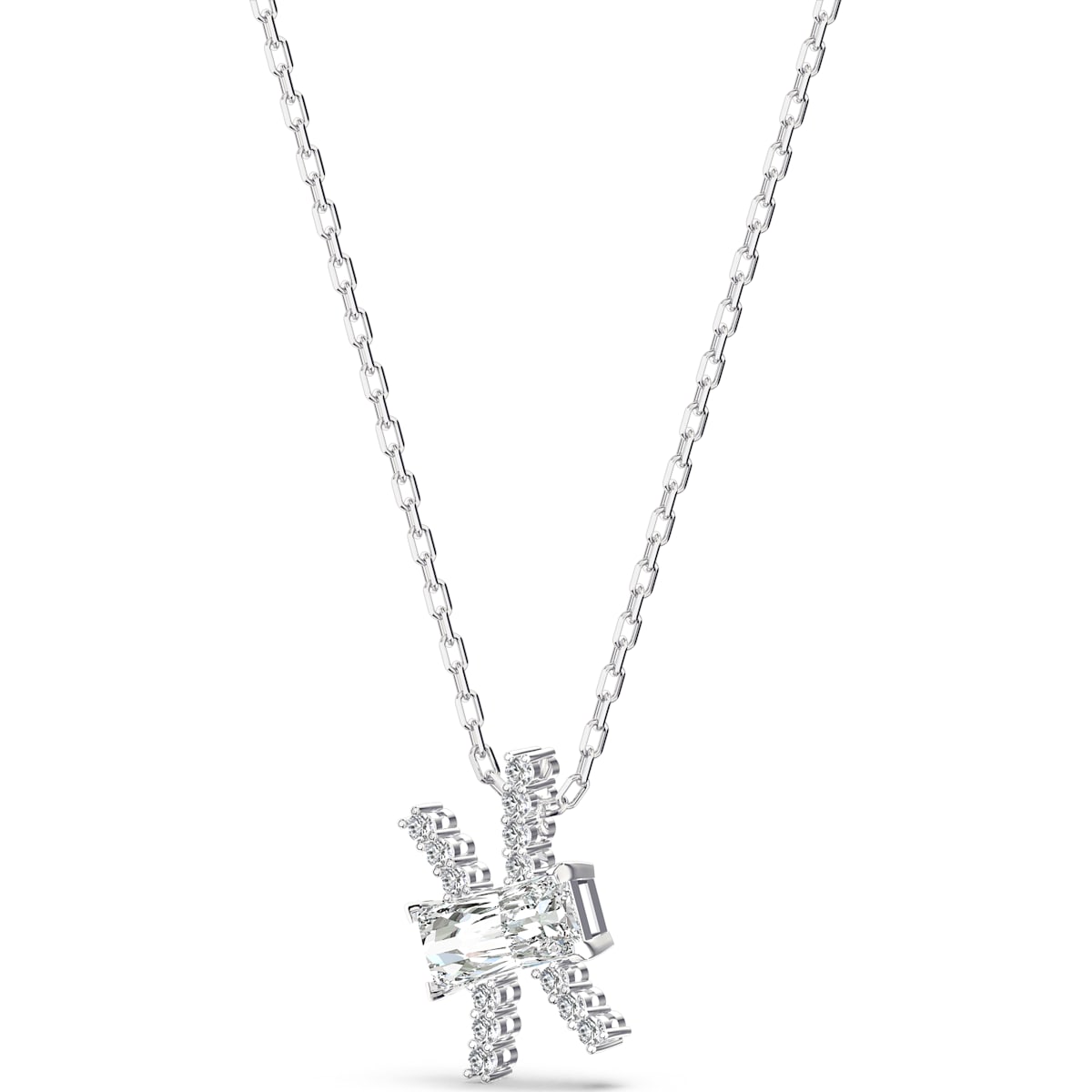 Swarovski - Zodiac II Anhänger, Fische, Weiss, Metallmix - CRYSTAL UNTERBERGER