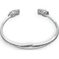 Swarovski - Dancing Swan Armreif, Schwan, Weiss, Rhodiniert - CRYSTAL UNTERBERGER
