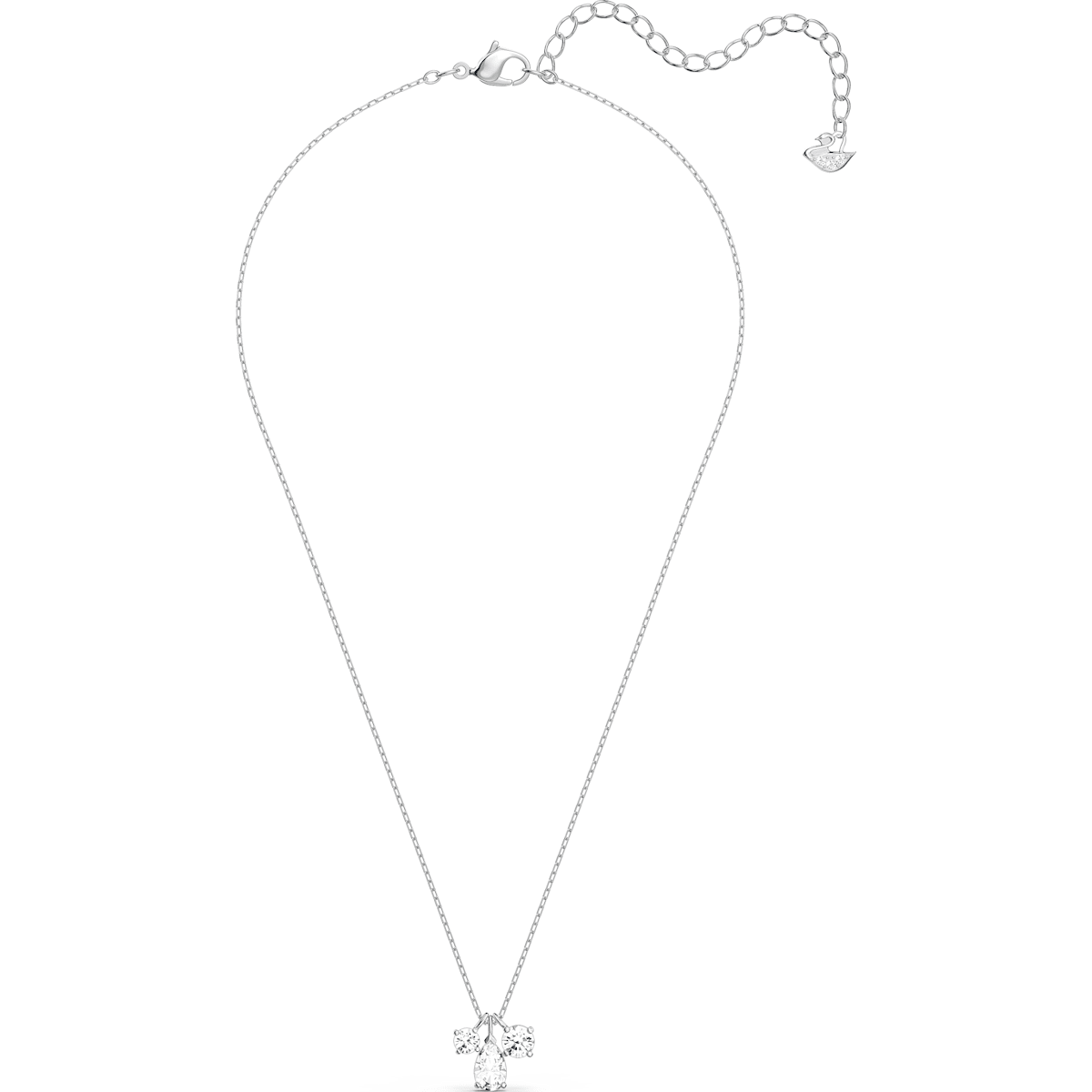 Swarovski - Attract Anhänger, Weiss, Rhodiniert - CRYSTAL UNTERBERGER
