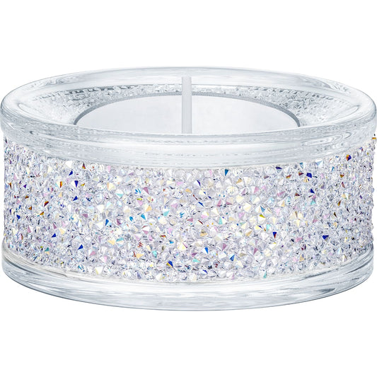 SHIMMER:TEA LIGHT HOLDER CRYSTAL AB