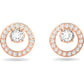 Swarovski - Creativity Ohrstecker, Rund, Weiss, Rhodiniert - CRYSTAL UNTERBERGER