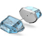 Swarovski - Lucent Ohrstecker, Einzel, Blau, Rhodiniert - CRYSTAL UNTERBERGER