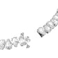 Swarovski - Millenia Halskette, Swarovski Zirkonia im Tropfenschliff, Weiß, Rhodiniert - CRYSTAL UNTERBERGER
