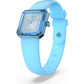 Swarovski - Uhr Silikonarmband, Blau - CRYSTAL UNTERBERGER