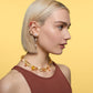Swarovski - Gema Halskette, Mehrfarbig, Goldlegierungsschicht - CRYSTAL UNTERBERGER