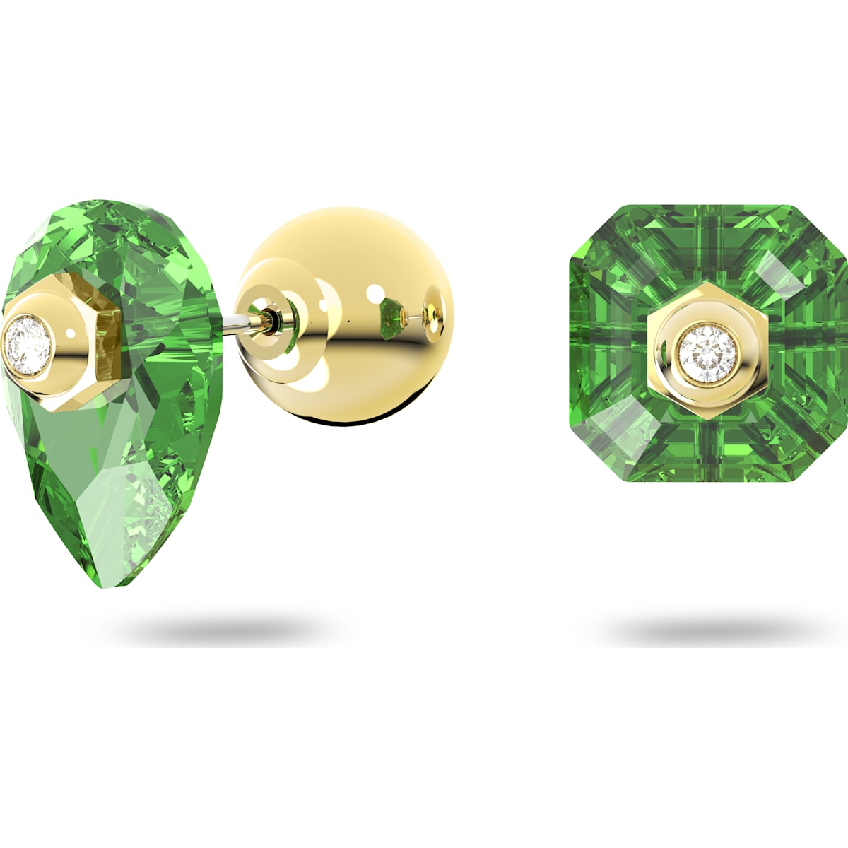 Swarovski - Numina Ohrstecker, Asymmetrisch, Goldlegierungsschicht - CRYSTAL UNTERBERGER