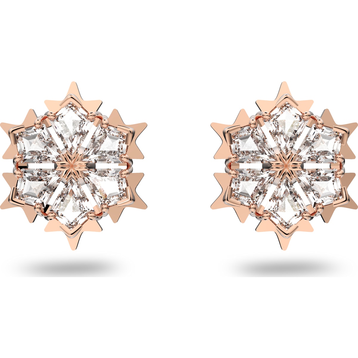 Swarovski - Magic Ohrringe, Weiss, rhodiniert - CRYSTAL UNTERBERGER