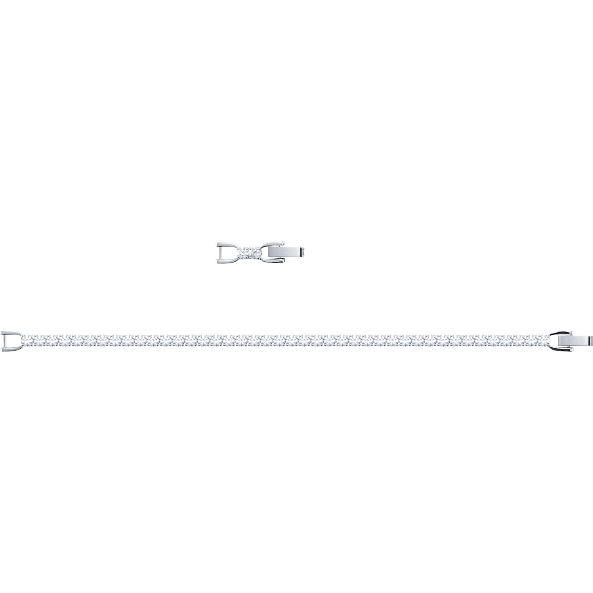Swarovski - SS TENNIS DLX:ARMBAND RND CZWH/RHS M - CRYSTAL UNTERBERGER