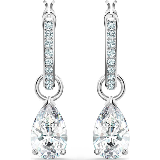 ATTRACT:PE MINI HOOP PEAR CZWH/CRY/RHS
