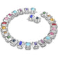 Swarovski - Chroma Halsband, Übergroße Kristalle, Mehrfarbig, Rhodiniert - CRYSTAL UNTERBERGER