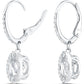 Swarovski - Swarovski Sparkling Dance Ohrringe, Rund, Weiss, Rhodiniert - CRYSTAL UNTERBERGER