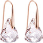 Swarovski - Lunar Ohrringe, Rosa, Rosegold-Legierungsschicht - CRYSTAL UNTERBERGER