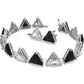 Swarovski - Millenia Armband, Kristalle im Trilliant-Schliff, Schwarz - CRYSTAL UNTERBERGER