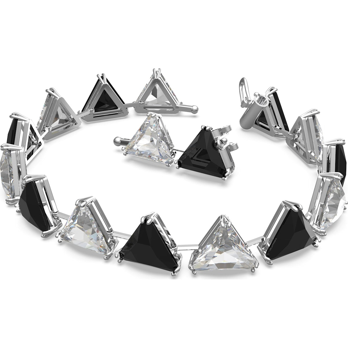 Swarovski - Millenia Armband, Kristalle im Trilliant-Schliff, Schwarz - CRYSTAL UNTERBERGER