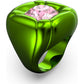 Swarovski - Dulcis Cocktail Ring, Kristalle im Kissenschliff, Grün - CRYSTAL UNTERBERGER
