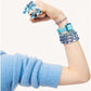 Swarovski - Millenia Armband, Kristalle mit Oktagon-Schliff, Blau, Rhodiniert - CRYSTAL UNTERBERGER