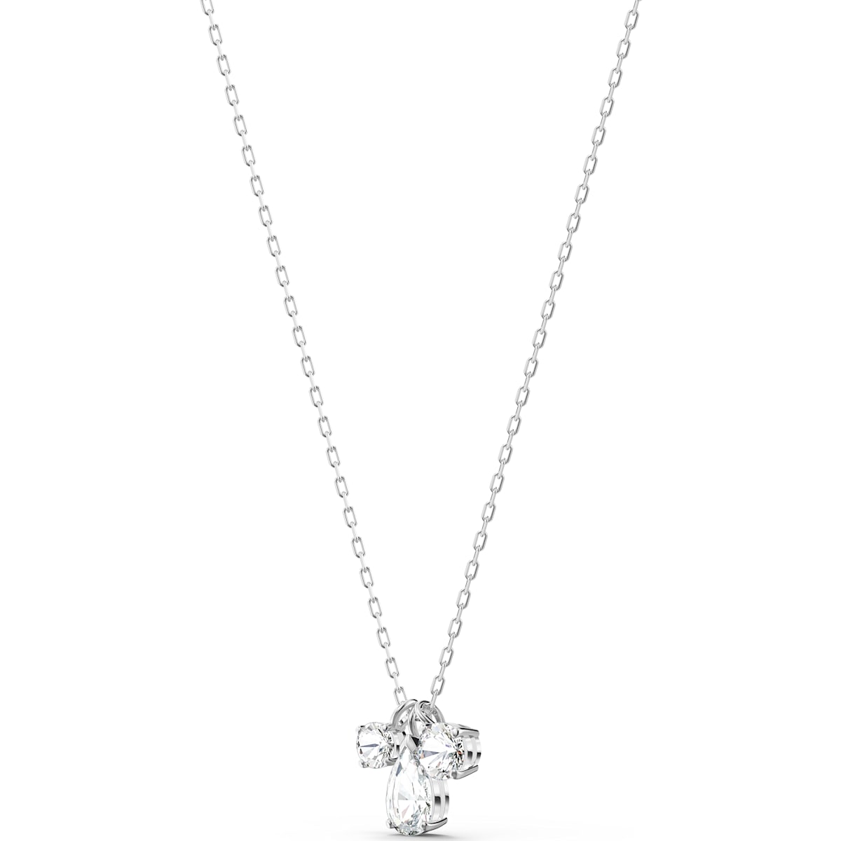 Swarovski - Attract Anhänger, Weiss, Rhodiniert - CRYSTAL UNTERBERGER
